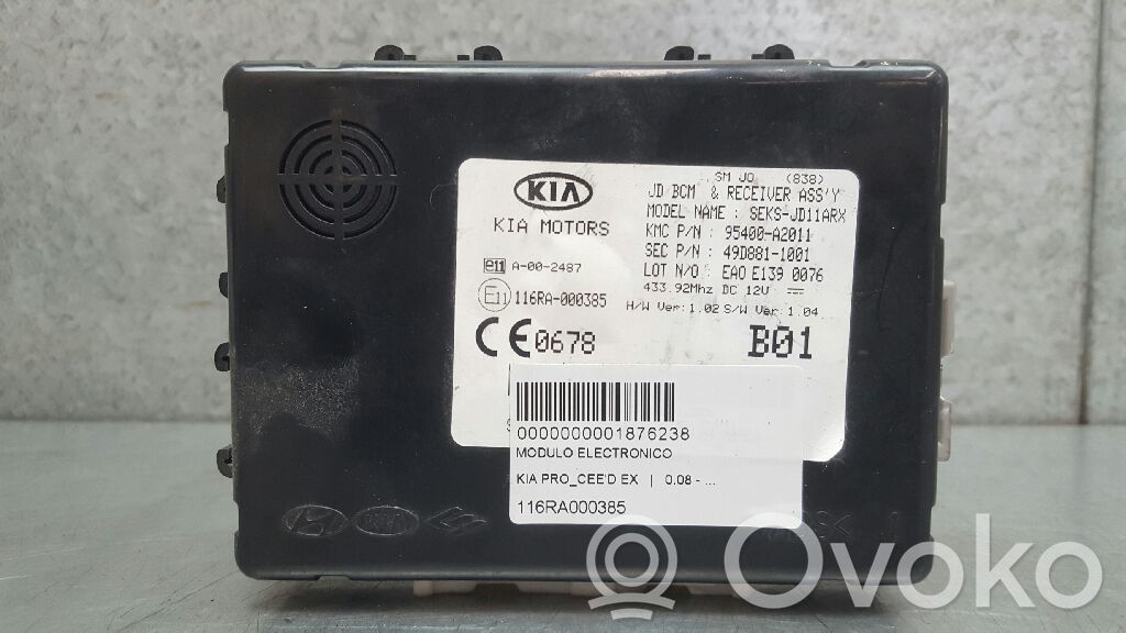 KIA Pro Cee'd I Autres unités de commande / modules 