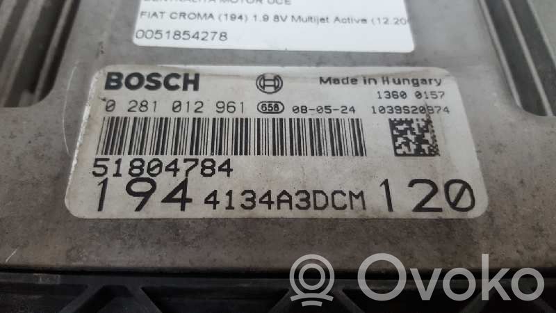 Fiat Croma Unitate/modul de control motor 