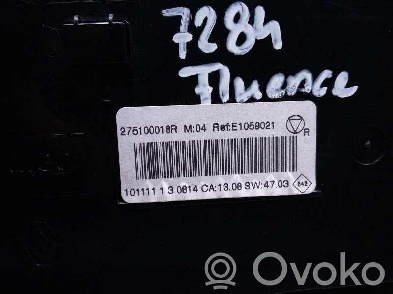 Unitate control climatizare   275100018R