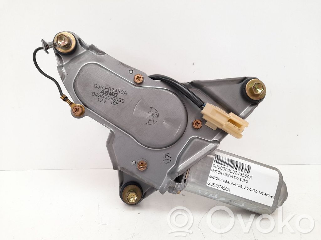 Mazda 6 Moteur d'essuie-glace arrière