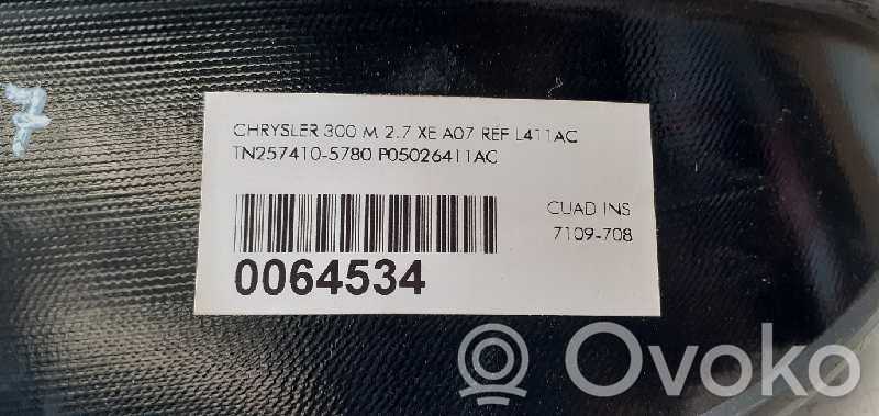Chrysler 300M Speedometer (instrument cluster) 