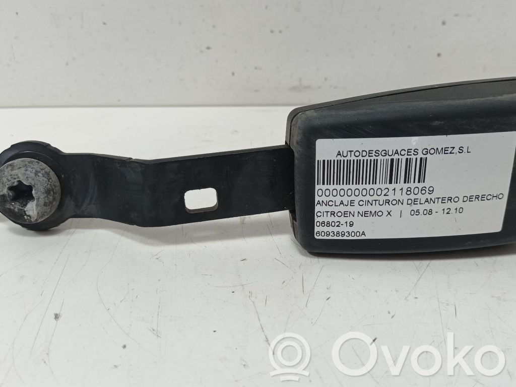 Citroen Nemo Hebilla del cinturón delantero 