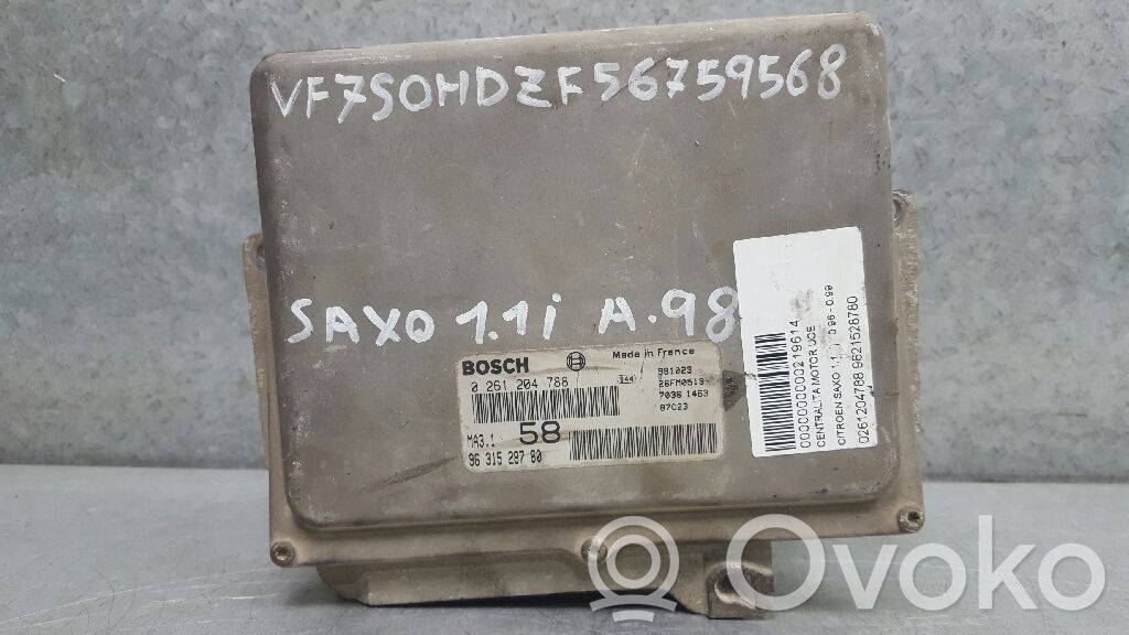 Motorsteuergerät/-modul   9631528780
