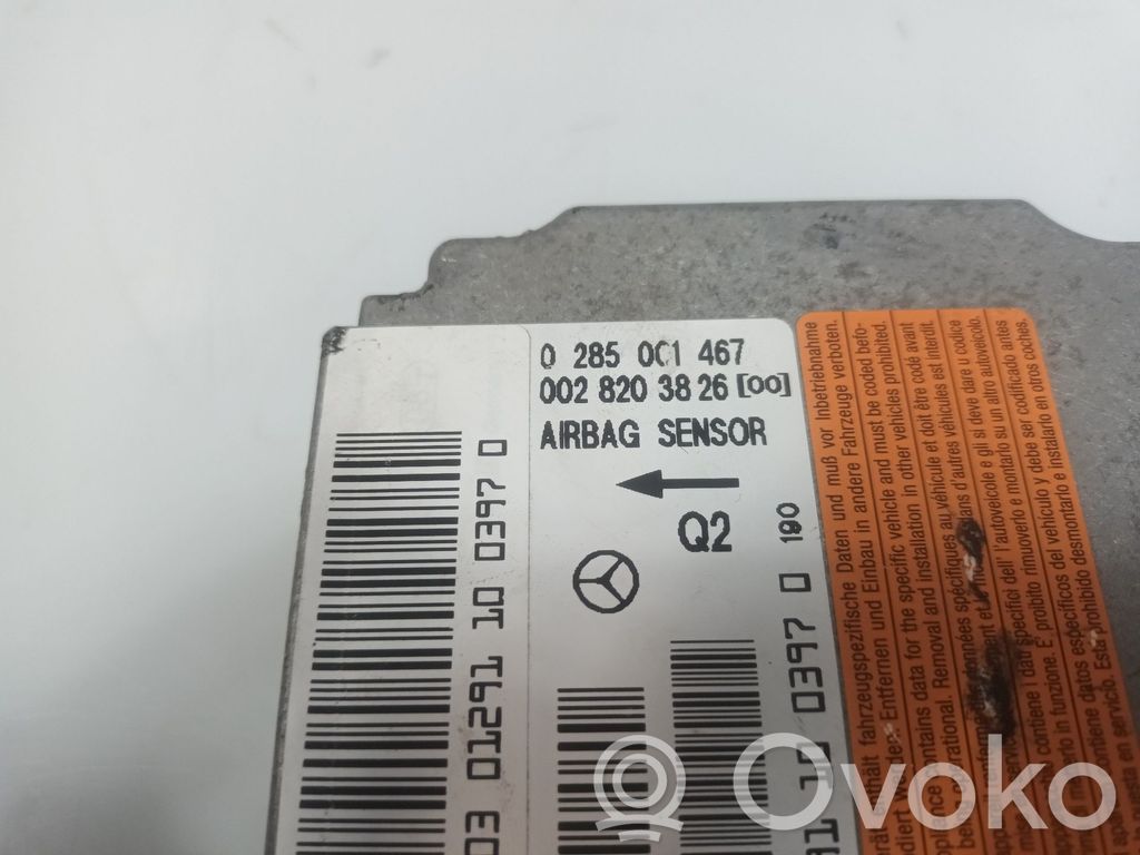 Mercedes-Benz S W220 Centralina/modulo airbag