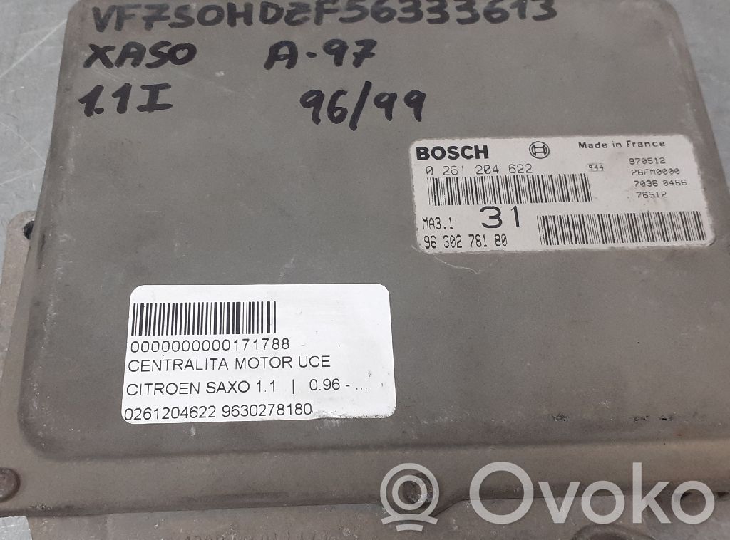 Centralina/modulo del motore   9630278180
