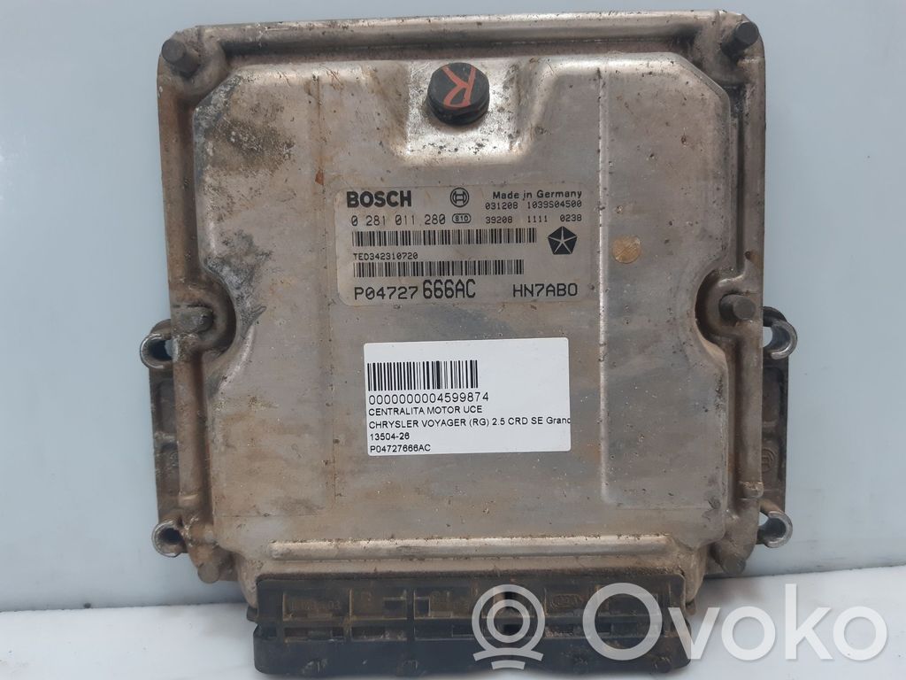 Unidad de control/módulo del motor   P04727666AC