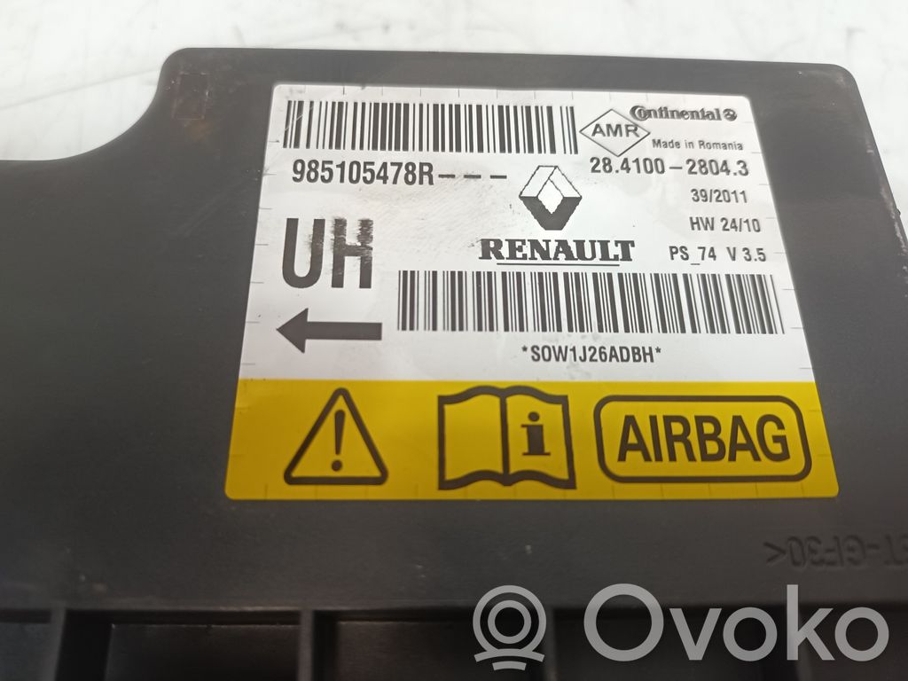 Renault Megane III Centralina/modulo airbag 