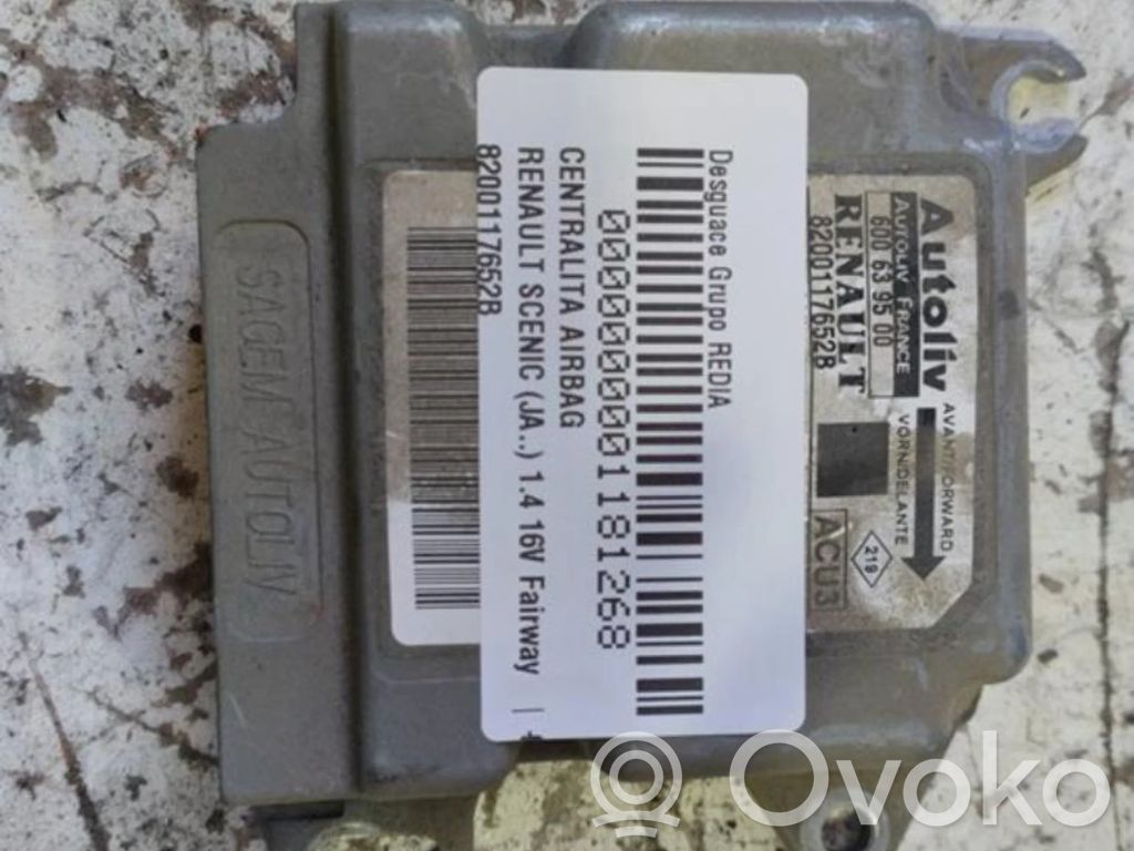Renault Scenic I Module de contrôle airbag