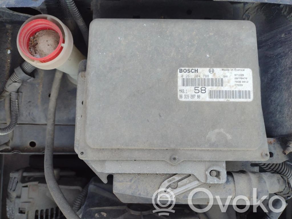 Citroen TEST Unité de commande, module ECU de moteur
