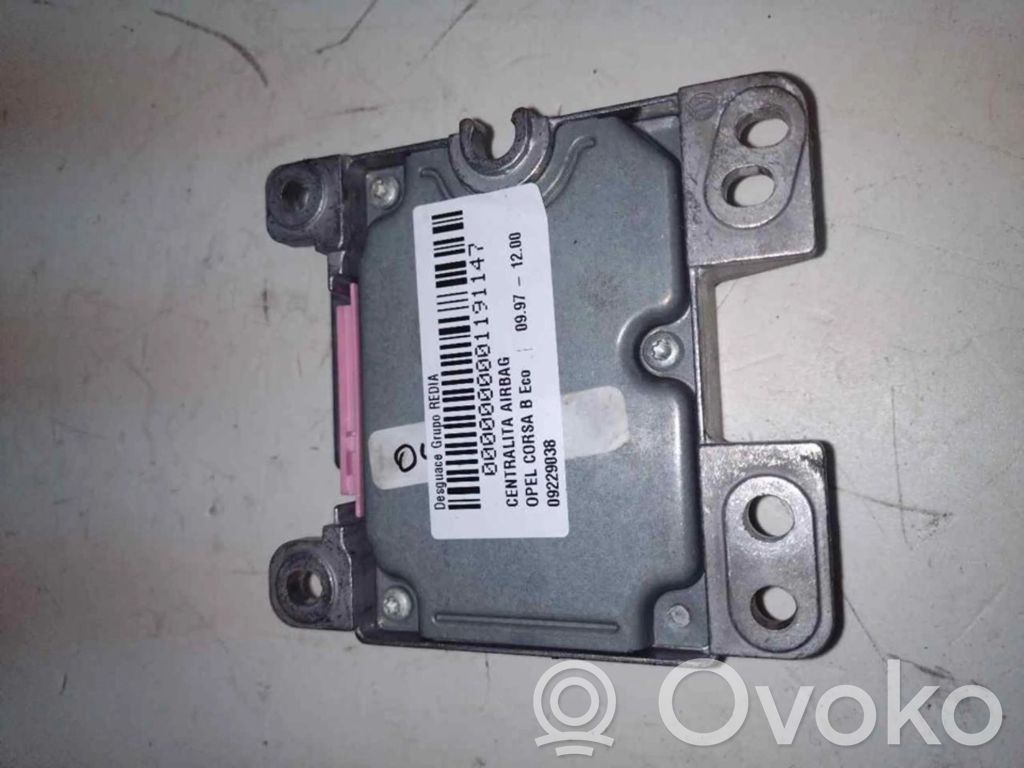 Opel Corsa B Centralina/modulo airbag 