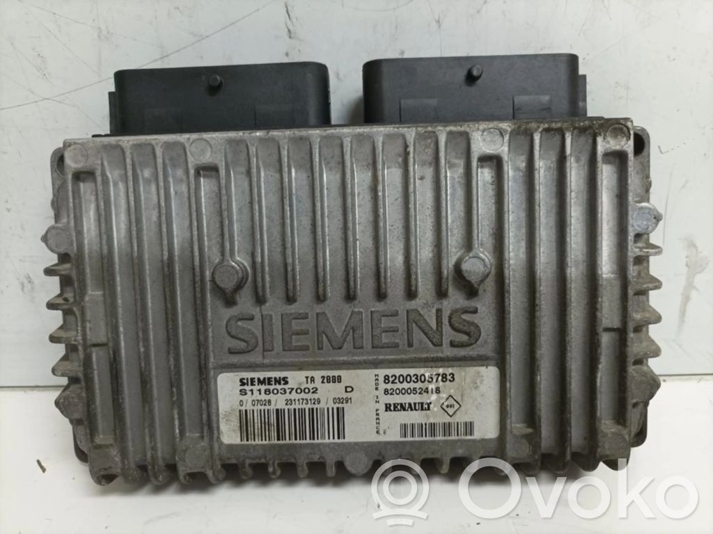 Unidad de control/módulo de la caja de cambios   8200305783