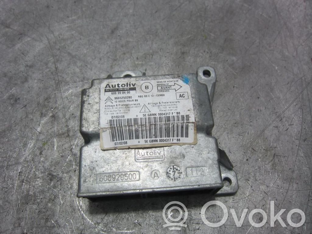 Peugeot Partner Module de contrôle airbag 