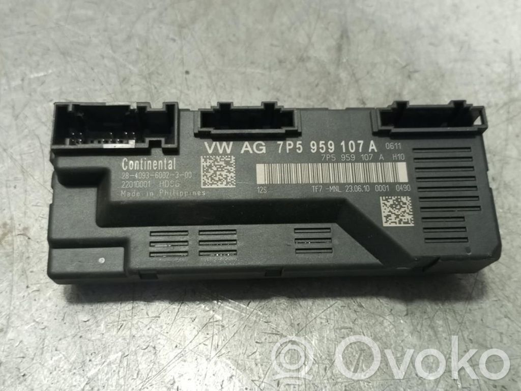 Unité de commande / module de hayon   7P5959107A