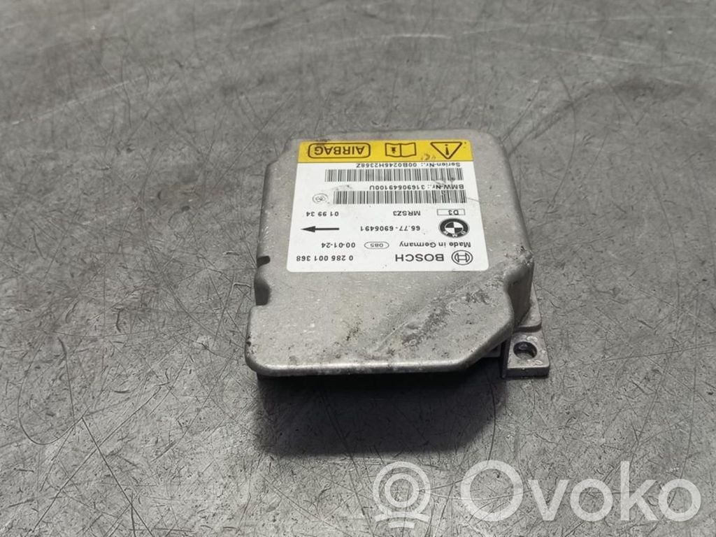 BMW 3 E46 Module de contrôle airbag