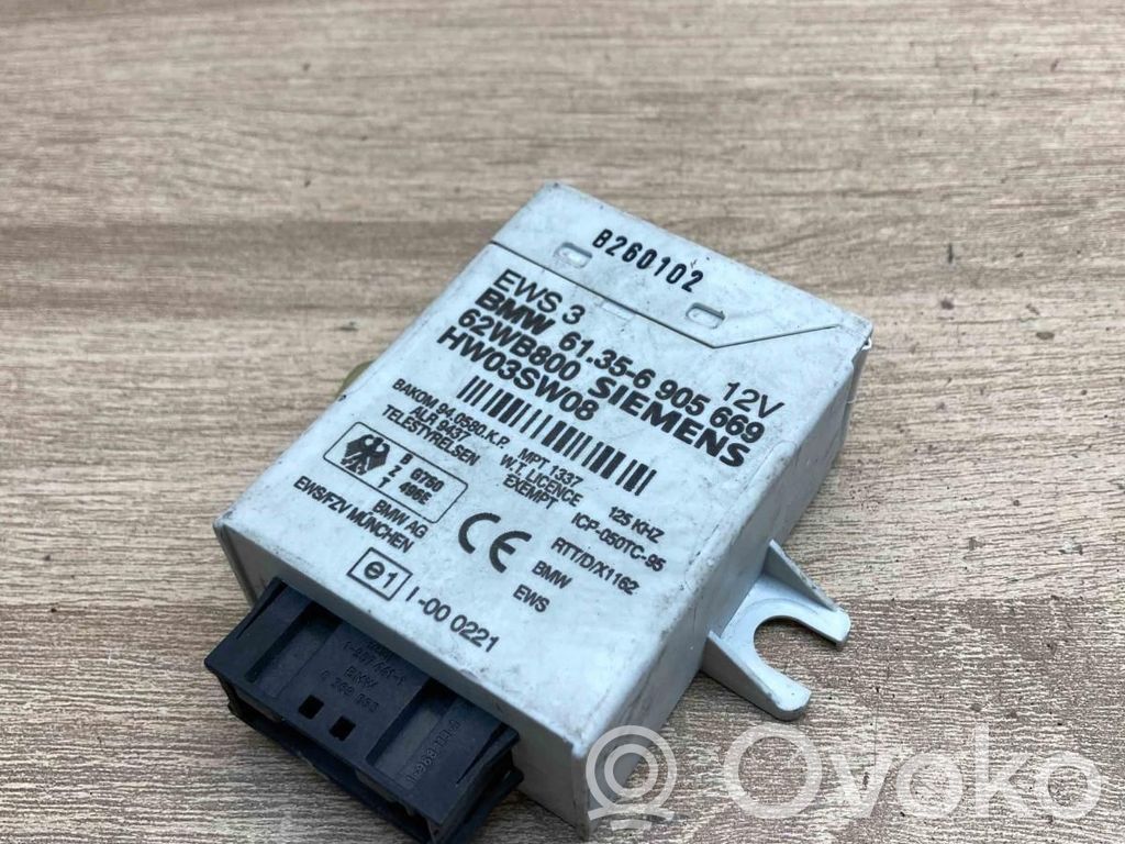 Immobilizer control unit/module   6905669,62WB800