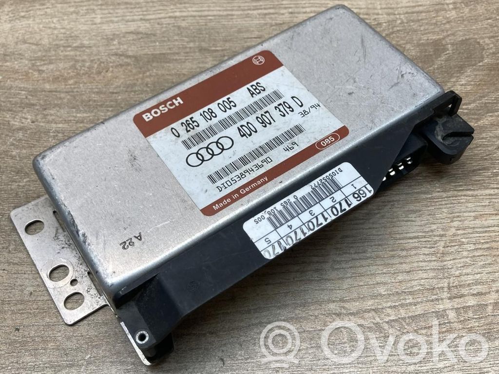 ABS control unit/module   4D0907379D,0265108005