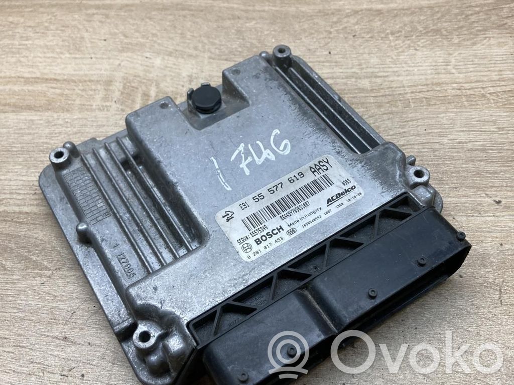 Engine control unit/module ECU   55577619,0281017453