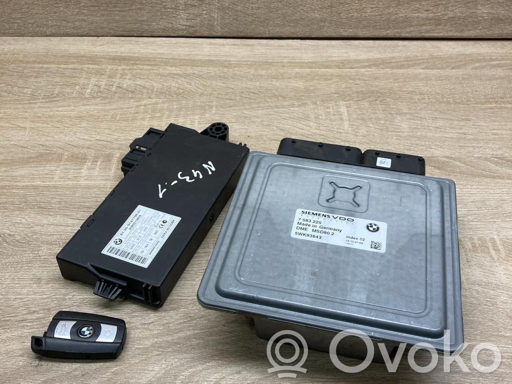 BMW 1 E81 E87 Engine ECU kit and lock set 