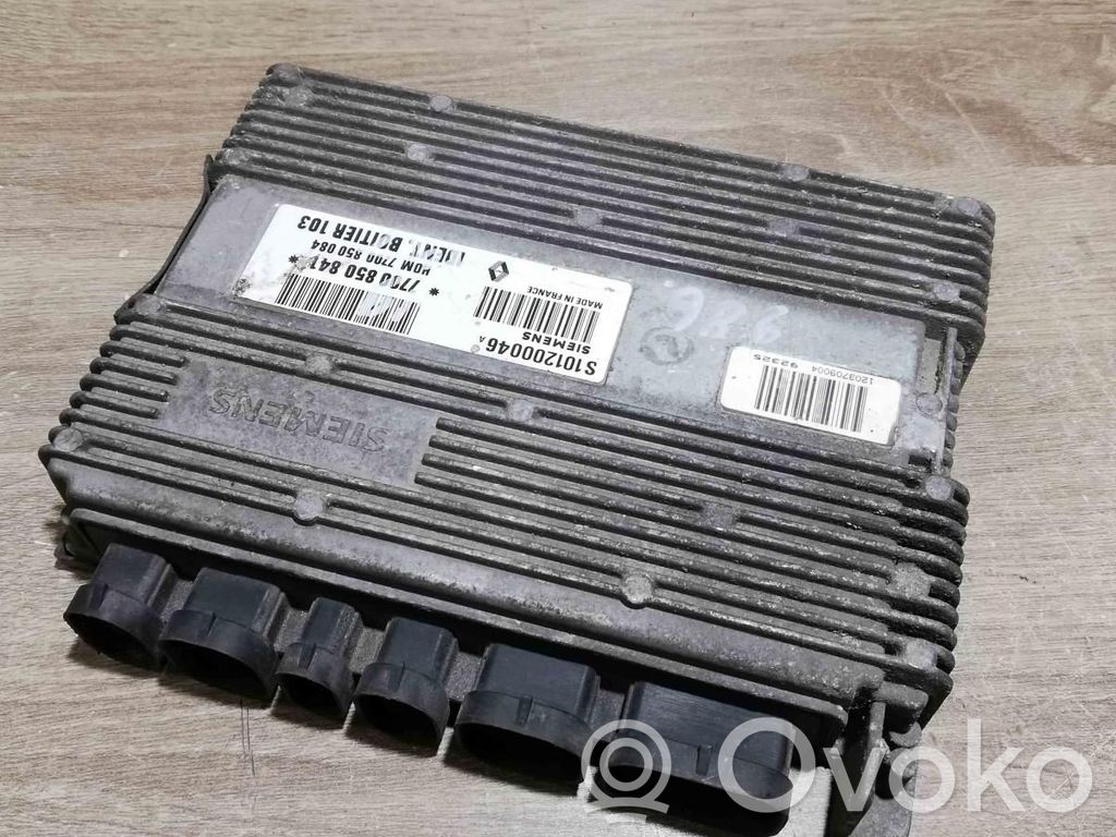 Engine control unit/module ECU   7700850841,S101200046A
