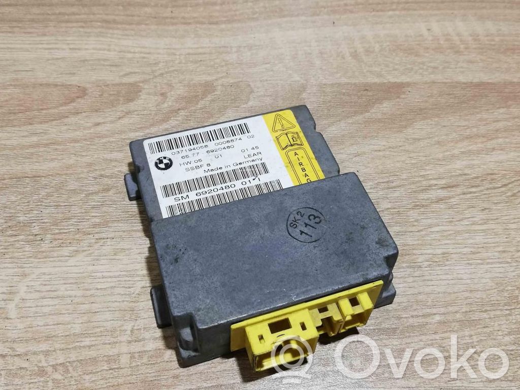 BMW 7 E65 E66 Airbag control unit/module 