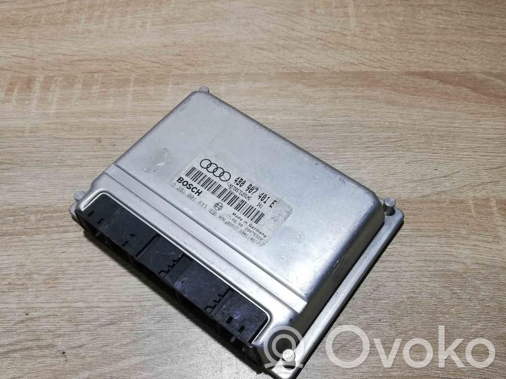 Engine control unit/module ECU   4B0907401E,0281001833