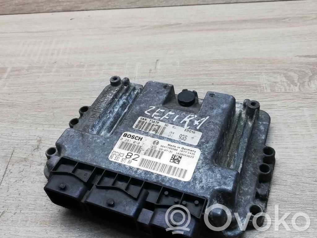 Peugeot 206 Engine control unit/module ECU 