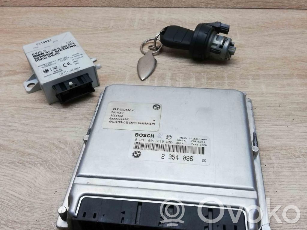 BMW 5 E39 Engine ECU kit and lock set 
