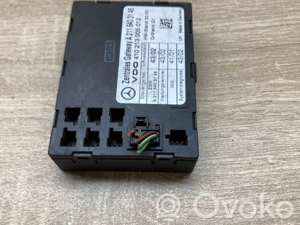 Módulo de control Gateway   A2115403145