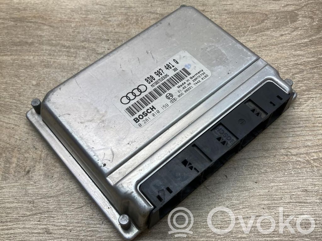 Engine control unit/module ECU   8D0907401Q,0281010159