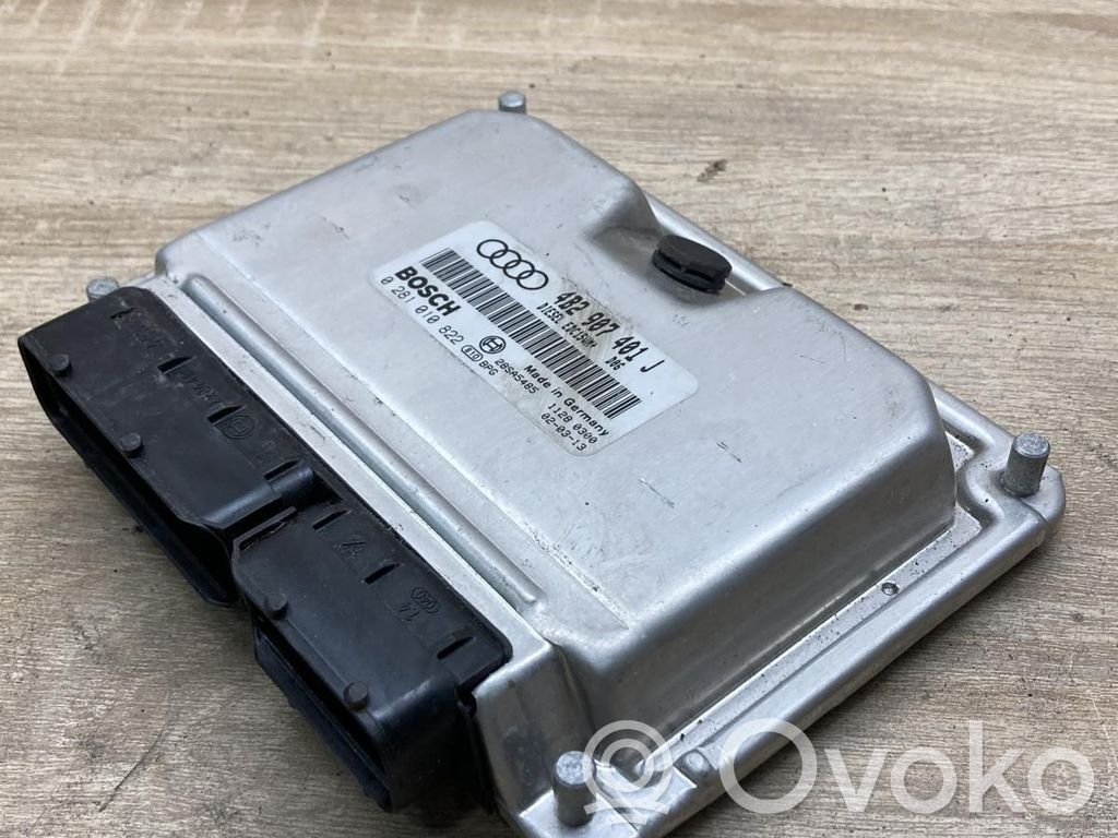 Audi A6 S6 C5 4B Unité de commande, module ECU de moteur 