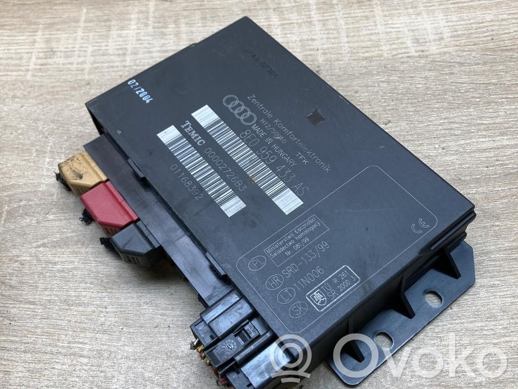 Audi A4 S4 B6 8E 8H Module confort 