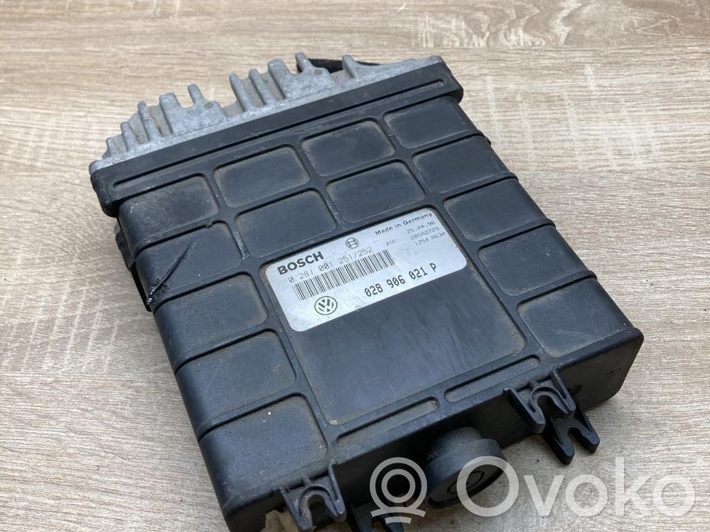 Engine control unit/module ECU   028906021P,0281001251