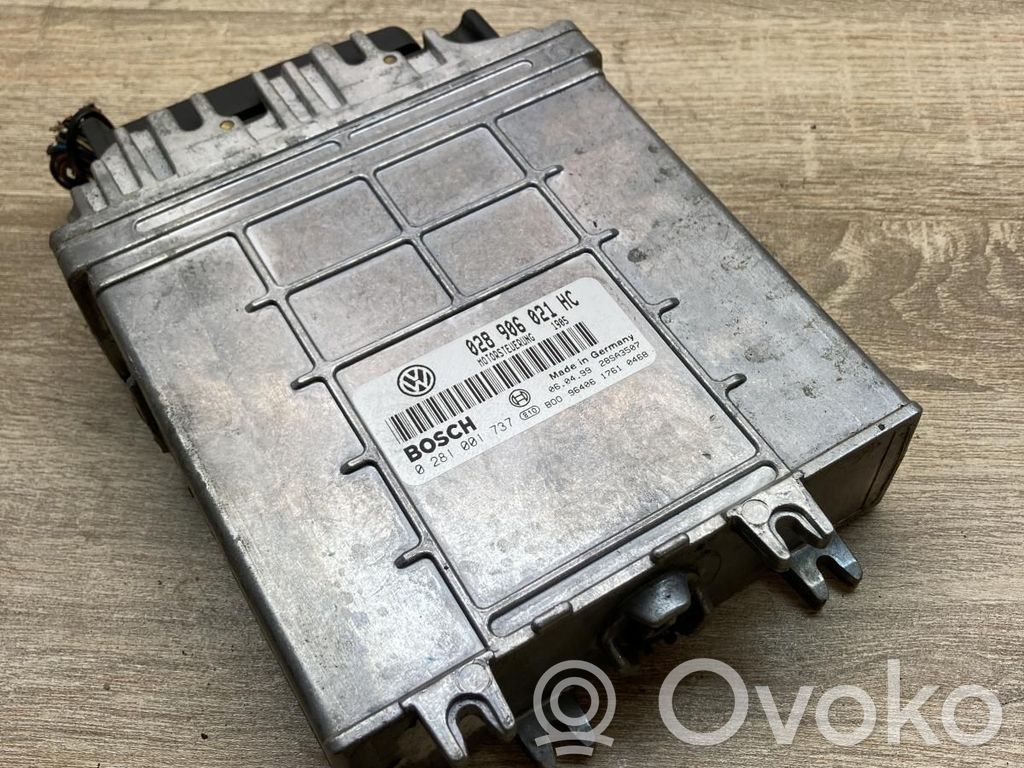 Engine control unit/module ECU   028906021HC,0281001737