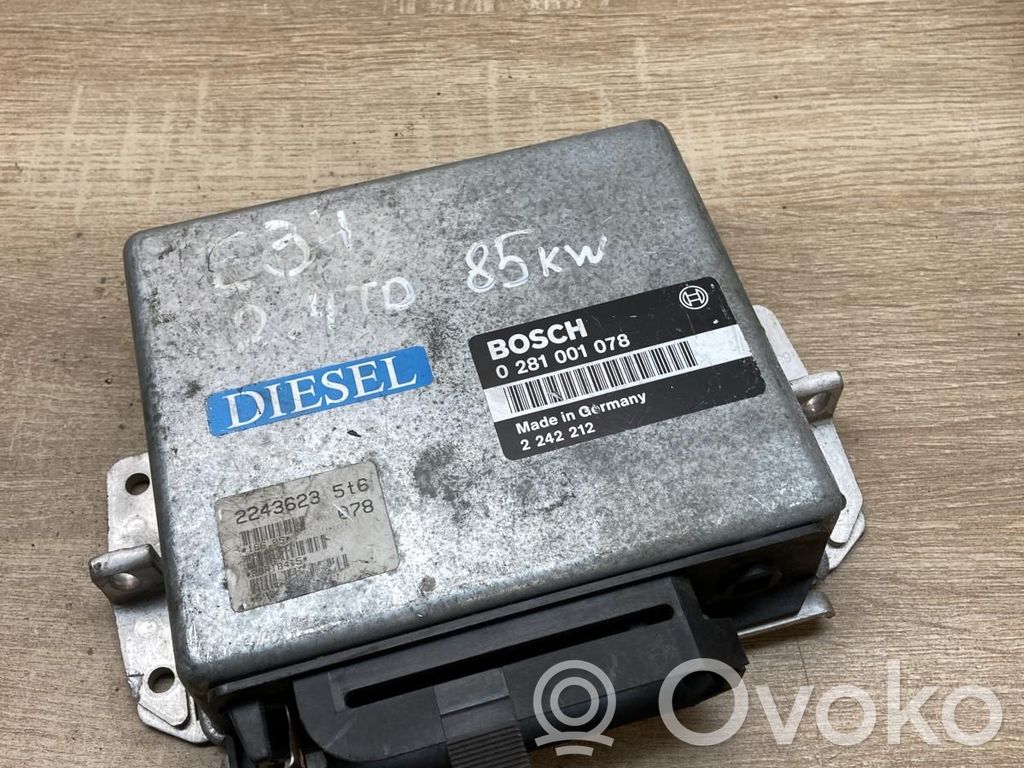 Engine control unit/module ECU   2242212,0281001078