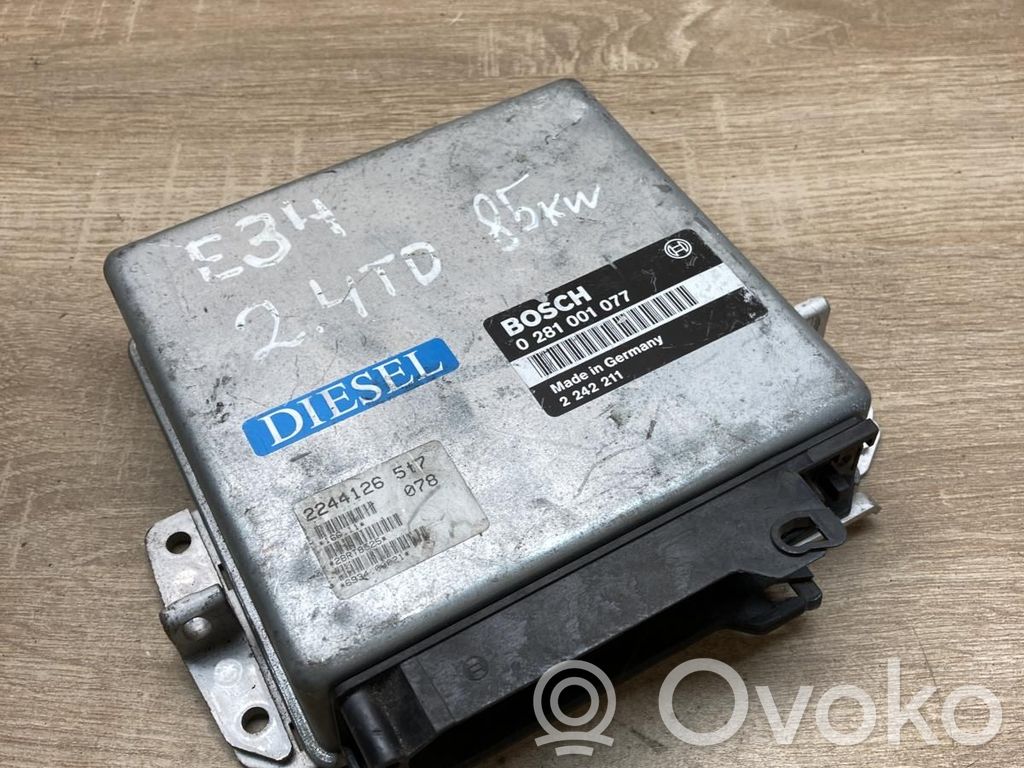 Engine control unit/module ECU   2242211,0281001077