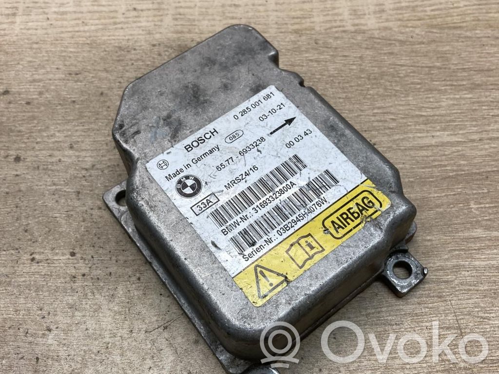 BMW 5 E39 Gaisa spilvenu vadības bloks 