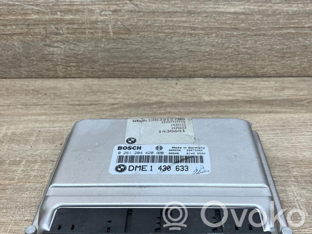 Engine control unit/module   DME1430633,0261204420