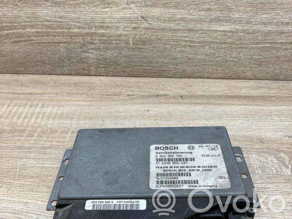 Citroen C5 Module de contrôle de boîte de vitesses ECU 