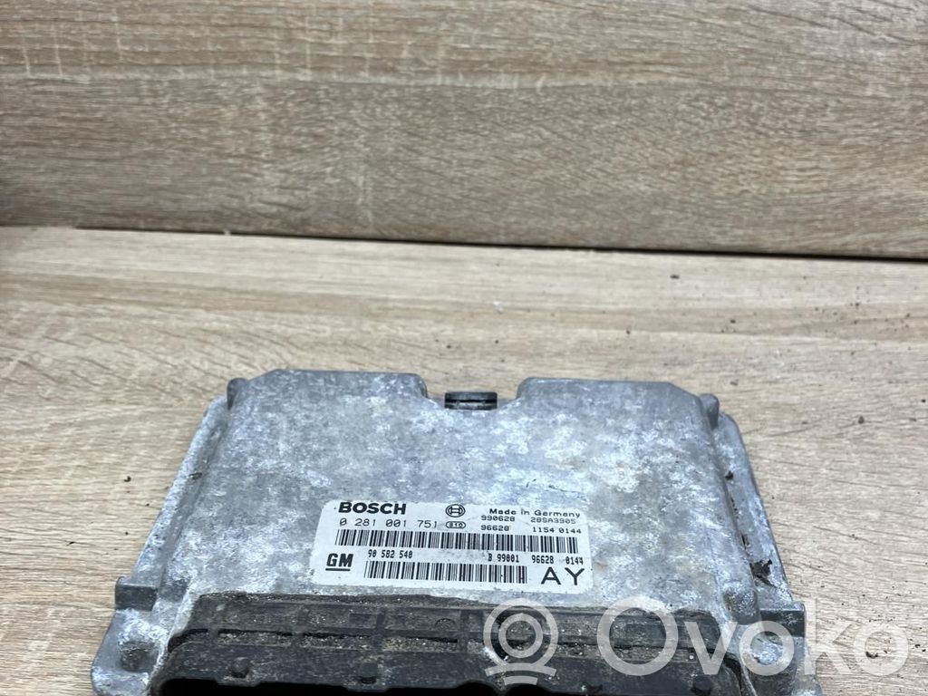 Opel Zafira A Engine control unit/module 