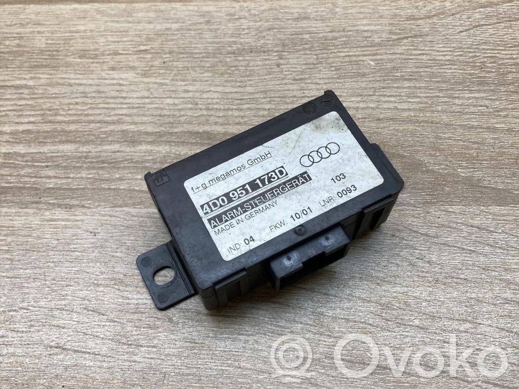 Audi A8 S8 D2 4D Unitate/modul control alarmă 