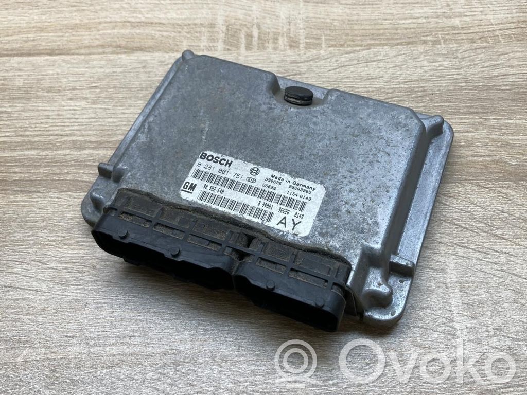 Opel Zafira A Engine control unit/module ECU 