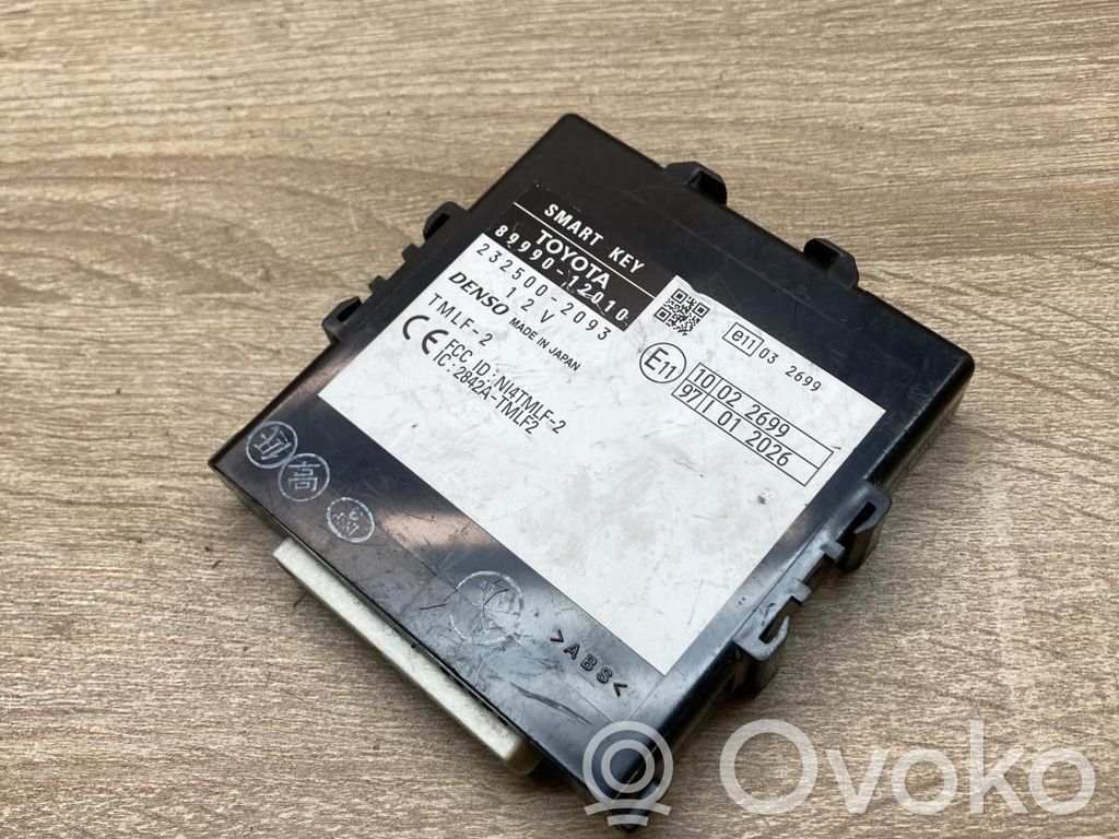 Toyota Auris 150 Moduł / Sterownik systemu uruchamiania bezkluczykowego 