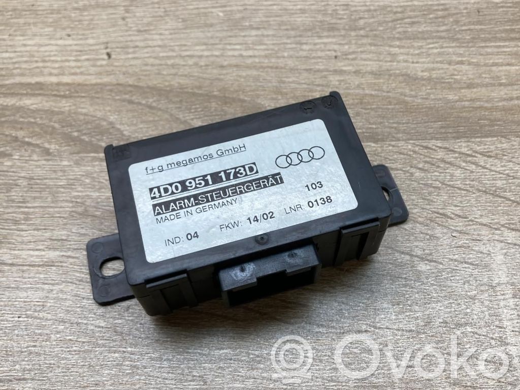 Audi A8 S8 D2 4D Unitate/modul control alarmă 
