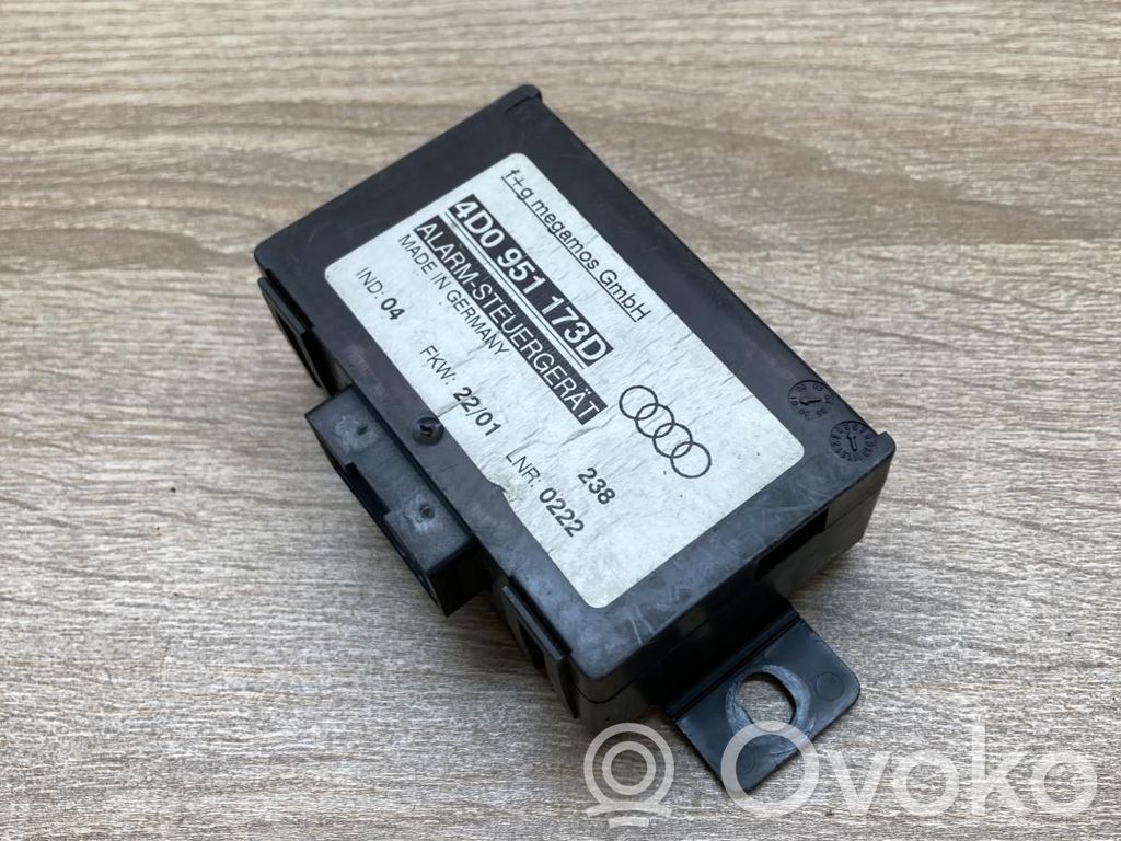 Audi A8 S8 D2 4D Unitate/modul control alarmă 