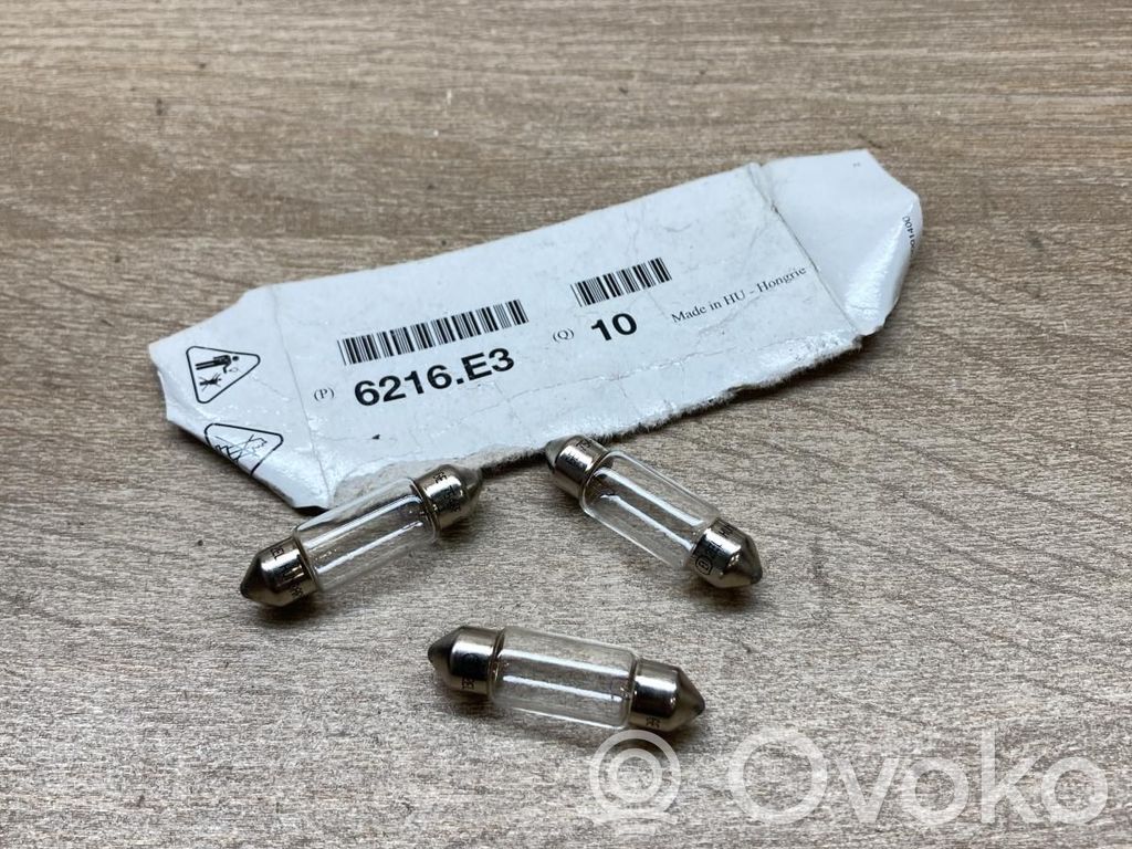 Citroen C5 Éclairage de plaque d'immatriculation 