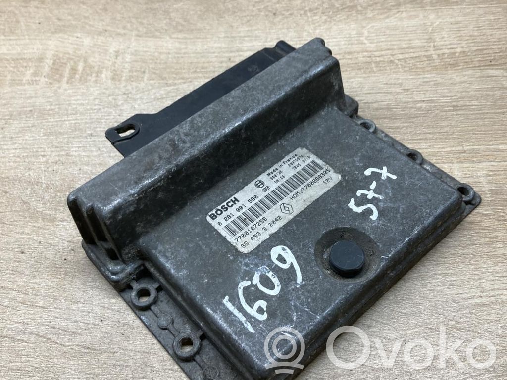 Engine control unit/module ECU   7700107258,7700868305,0281001590