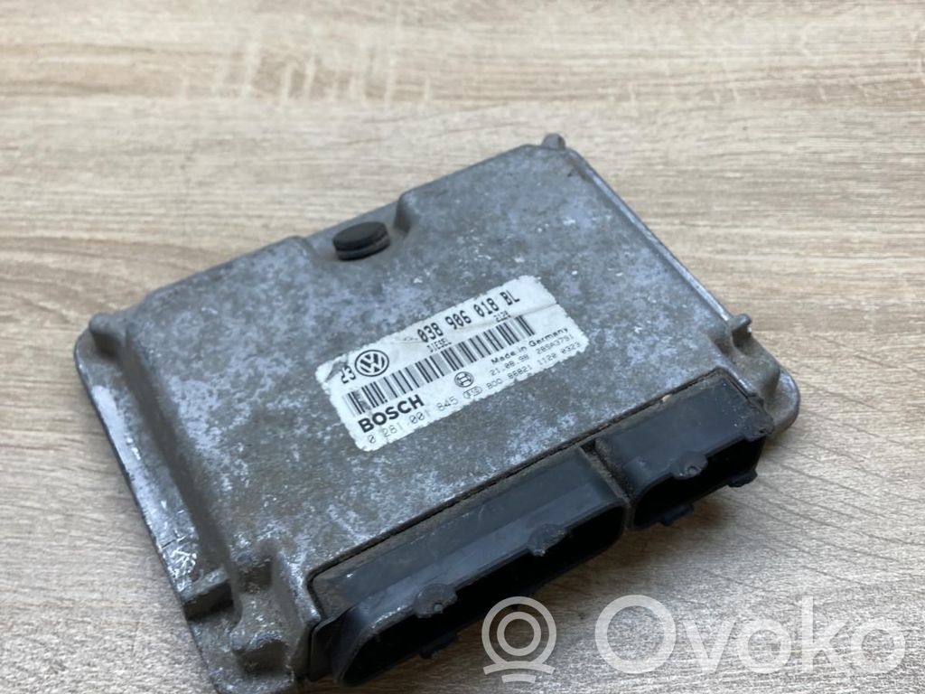 Engine control unit/module ECU   038906018BL,0281001845