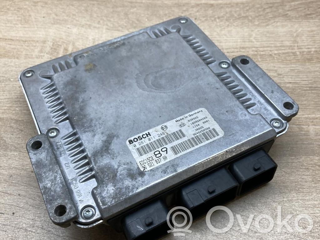 Peugeot 307 Unitate control motor/modul ECU 