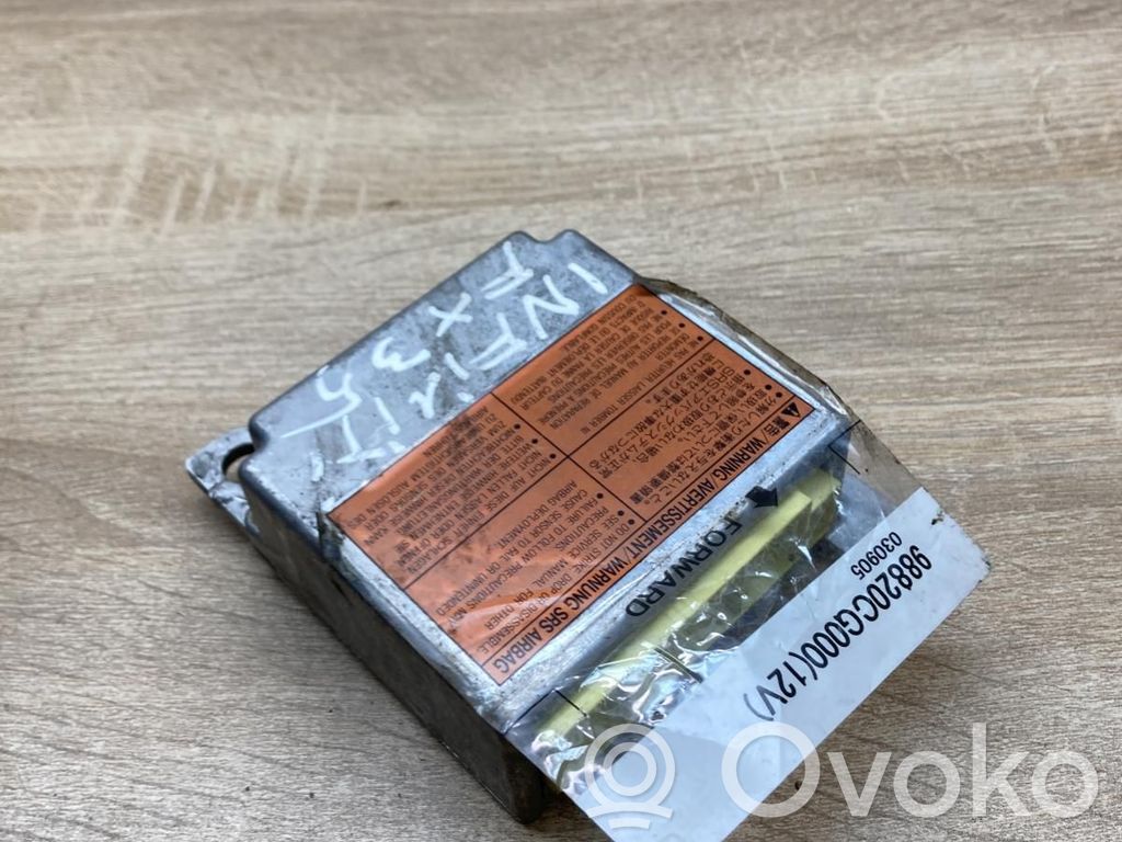 Infiniti FX Airbag control unit/module 