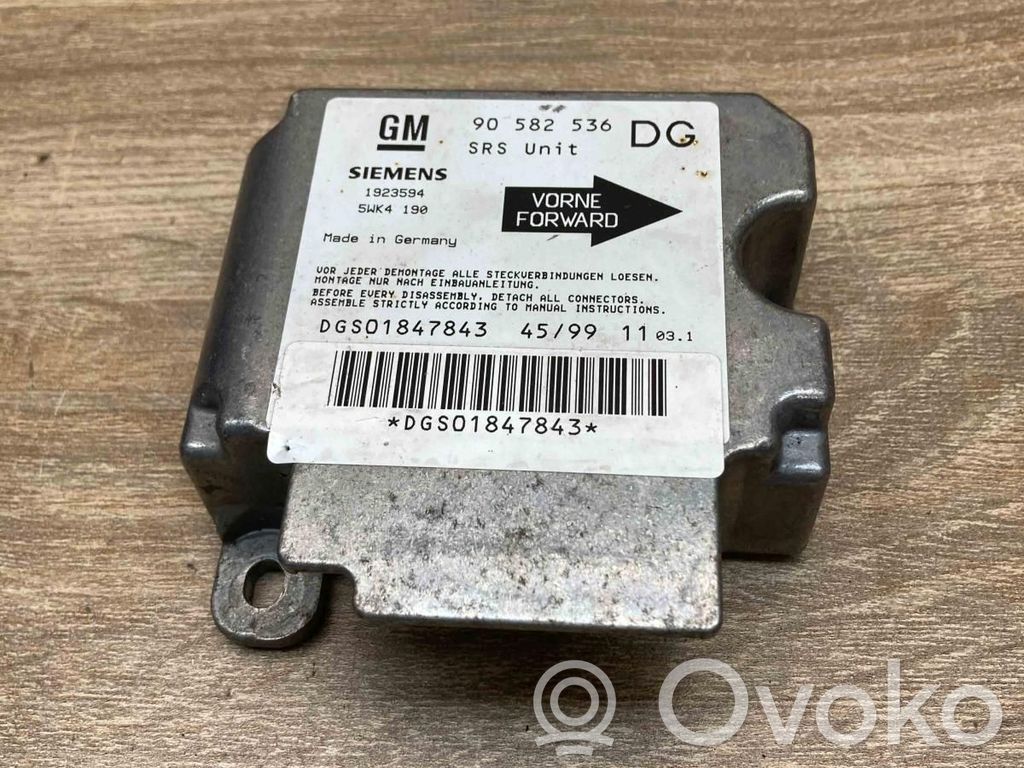 Opel Zafira A Unitate/modul de comandă airbaguri 